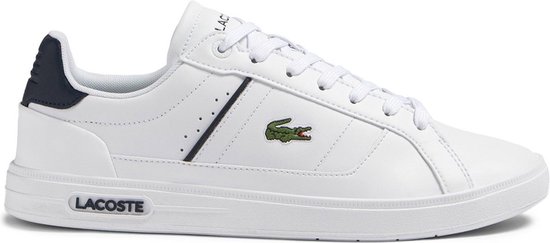 Lacoste Europa Pro Heren Sneakers - Wit/Donkerblauw - Maat 41