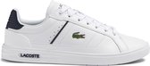 Lacoste Europa Pro Heren Sneakers - Wit/Donkerblauw - Maat 45