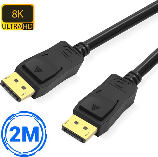 SBVR | 1.4 Câble DisplayPort | Câble DisplayPort vers DisplayPort | Male à Male | 4K à 120 Hz
