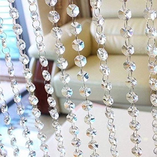 Perles de rideau de porte - Rideau de porte Rideau anti-mouches - Rideau de porte Queue de chat - Rideau de porte Queue de chat - Transparent