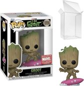 Funko Pop! Marvel Studios: I am Groot - Groot with Soap Bar #1056 Collector Corps Exclusive [8/10]