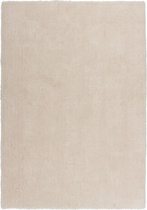 Lalee Velvet | Modern Vloerkleed Hoogpolig | Ivory | Tapijt | Karpet | Nieuwe Collectie 2024 | Hoogwaardige Kwaliteit | 160x230 cm