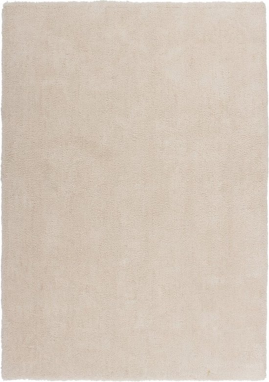 Lalee Velvet | Modern Vloerkleed Hoogpolig | Ivory | Tapijt | Karpet | Nieuwe Collectie 2024 | Hoogwaardige Kwaliteit | 160x230 cm
