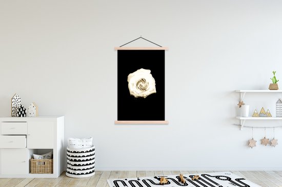 Porte-affiche avec affiche - Affiche scolaire - Bloem - Wit - Rose - 120x180 cm - Lattes vierges