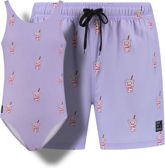 Son of a Beach - Maillot de bain Milkshake Lilac Filles - taille 86-92 - Violet
