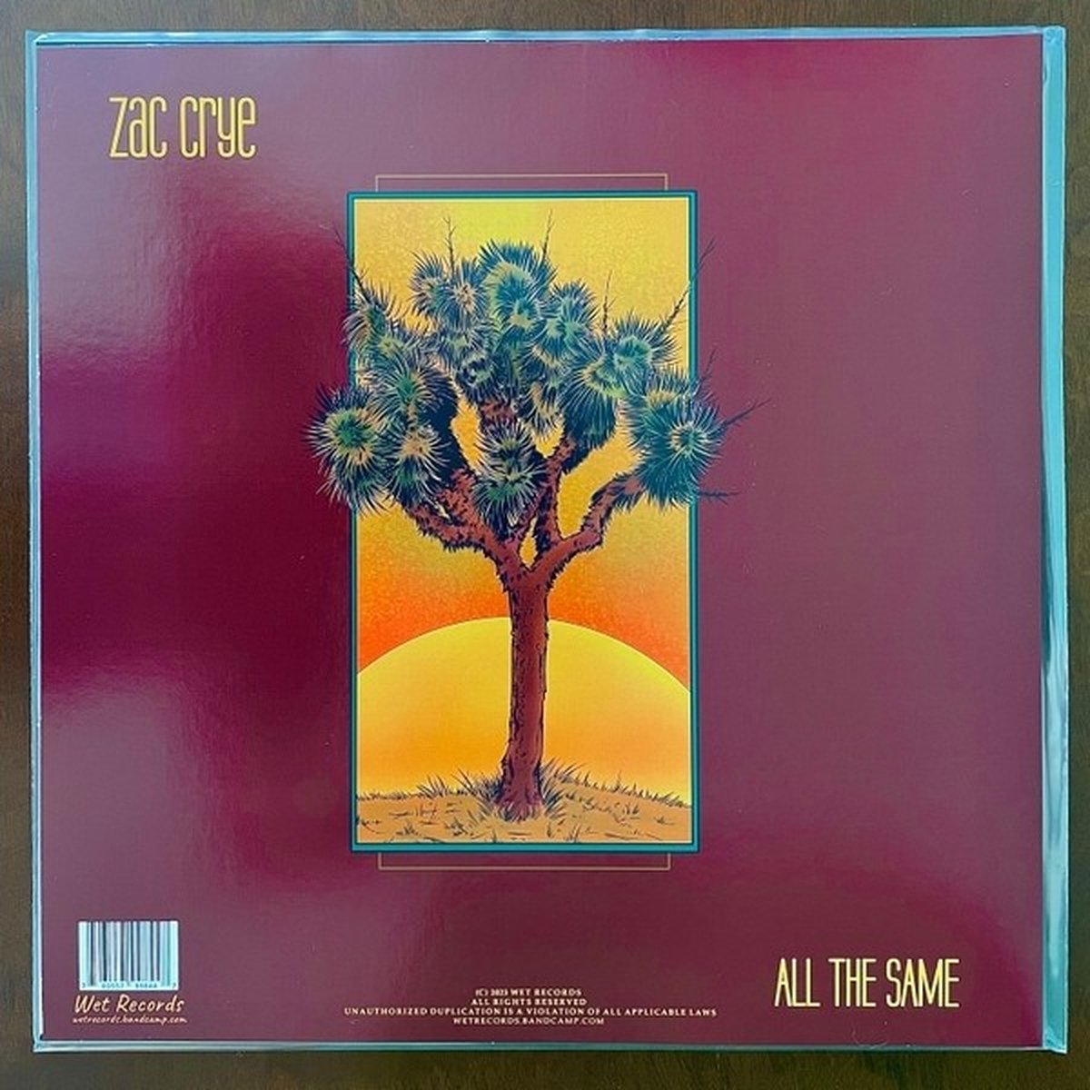 Zac Crye & Hudu Akil - All The Same / Hudu Akil (12" Single)