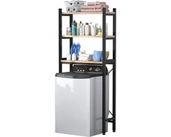 Wasmachine Ombouw - Wasmachine Meubel - Wasmachine Kast - Zwart