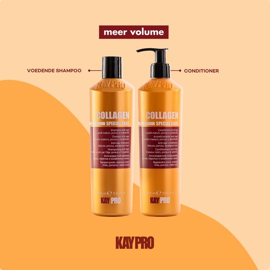 Kay Pro Hair Care Volume Shampoo 350 Ml – Volumen-Shampoo Mit Schwarzer Holzkohle