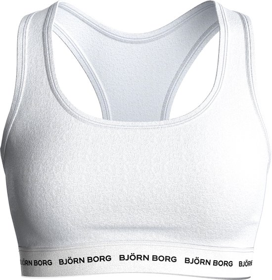 Björn Borg Core Logo - Soft top - Bh - Dames - 1 stuk - Dames - XS - Wit