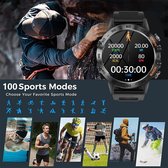 Melanda Staal 1.39 "Bluetooth Call Smart Watch Mannen Sport Fitness Horloges Ip68 Waterdichte Smartwatch Voor Xiaomi Android Ios K52