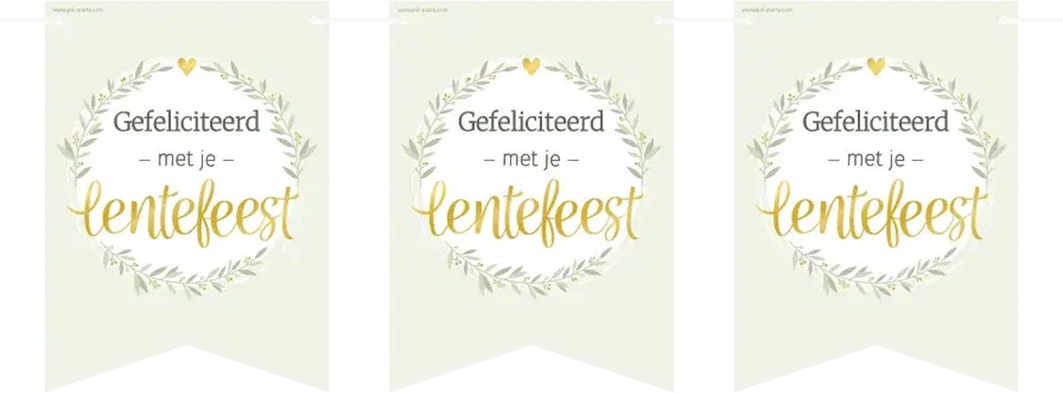 Flag banner - Lentefeest