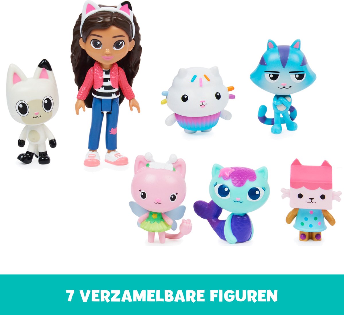 Gabby's Poppenhuis - Speelfigurenset - met Gabby, 6 katjes en 1 poppenhuispakketje — afbeelding 5