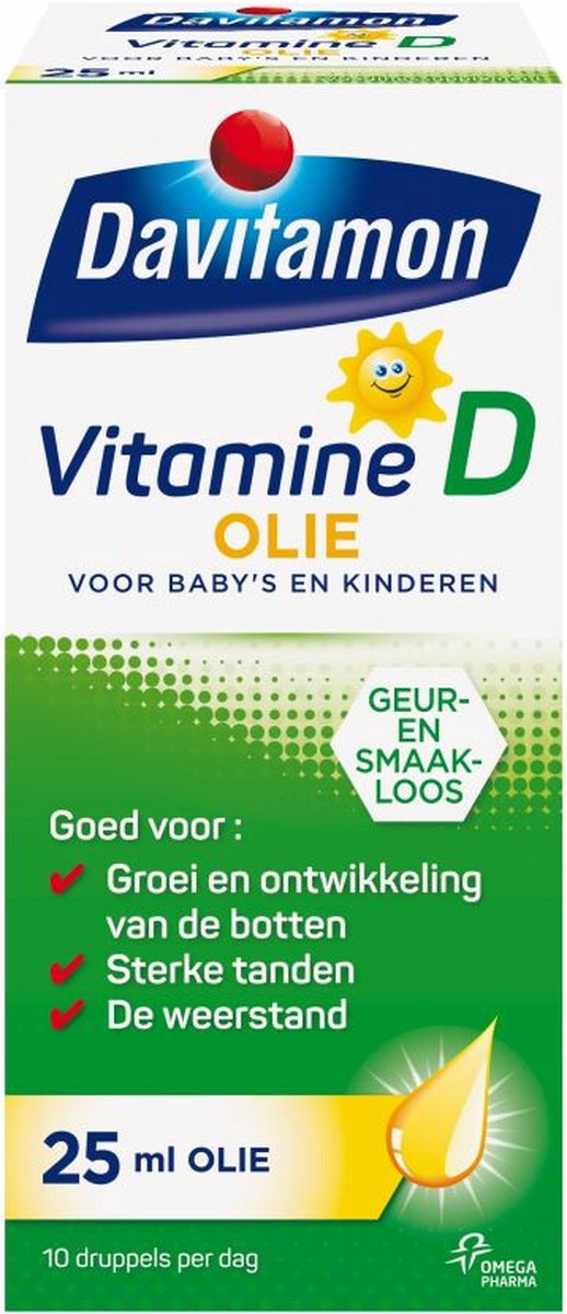 Goedkoopste 4x Davitamon Vitamine D Olie 25 ml