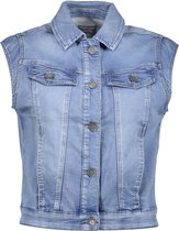 Geisha Vest Spijkergilet 45006 10 Mid Blue Denim Dames Maat - XS