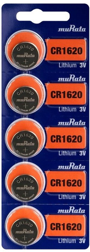 CR1620 Lithium Knoopcel batterijen 5 Stuks