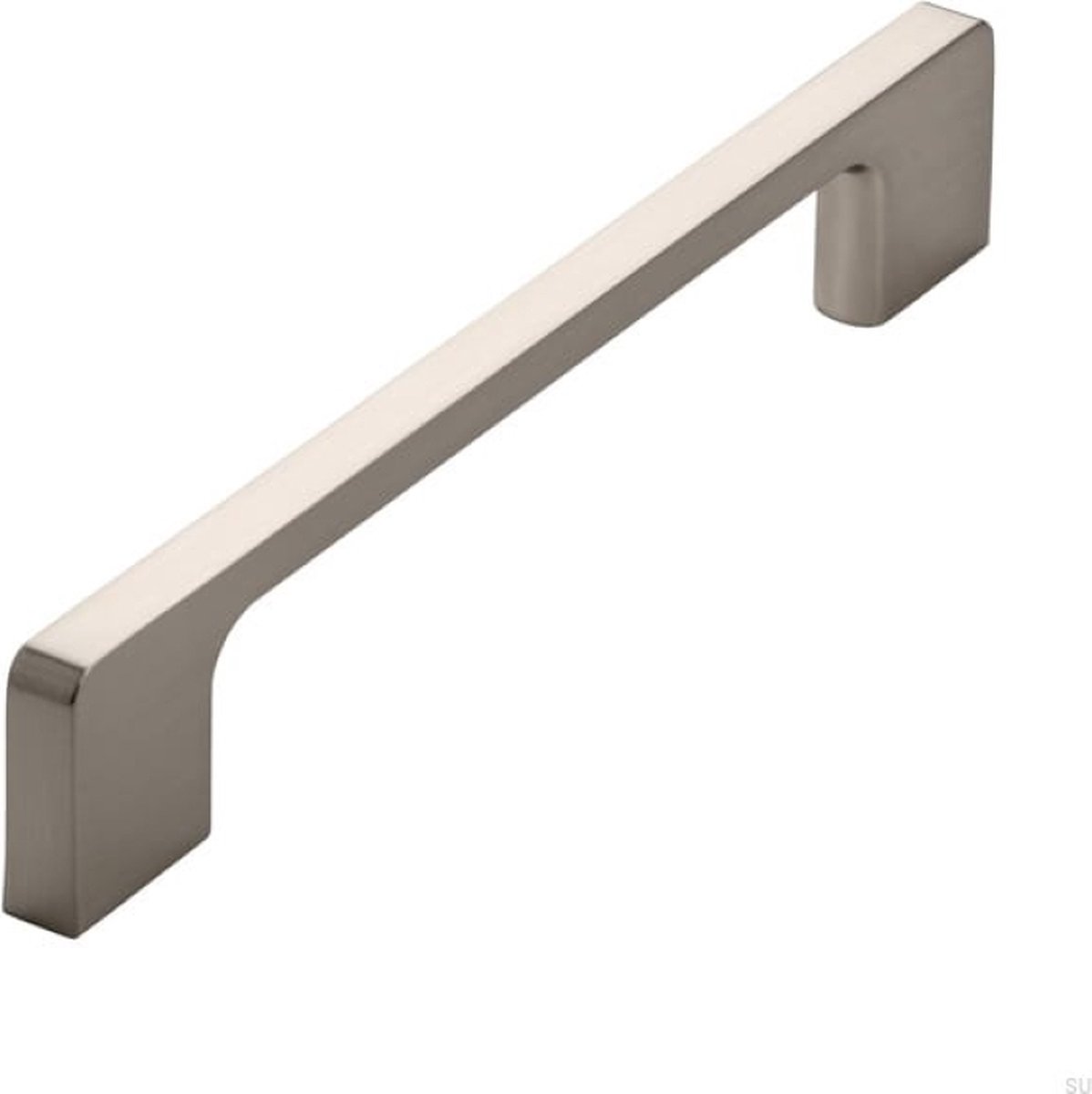 Siro meubelgreep Silver brushed - 160 mm - Massief - 2027-172ZN21
