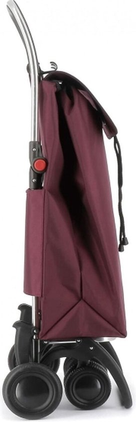 WINKELWAGEN ROLSER I-MAX MF BORDEAUX (43 L)-boodschappentrolley-groententrolley- boodschappen kar- boodschappentas op 4 wielen- boodschappen wagentje vouwkratten - boodschappentassen