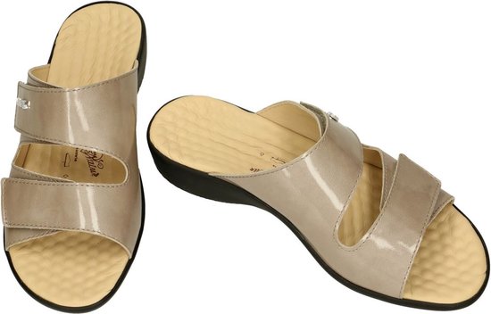 Vital -Dames - taupe - slippers & muiltjes - maat 38