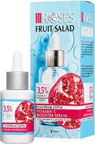 AGIVA ROSES FRUIT SALADE ANTI RIMPEL BOOSTER SERUM met 3,5% Vitamine C en Granaatappelextract INTENSIEF DIEP VOEDENDE TEINT VERHELDEREND Gezichtsverzorging voor ULTRA STRALEND EFFECT voor Elk Huidtype 30ml