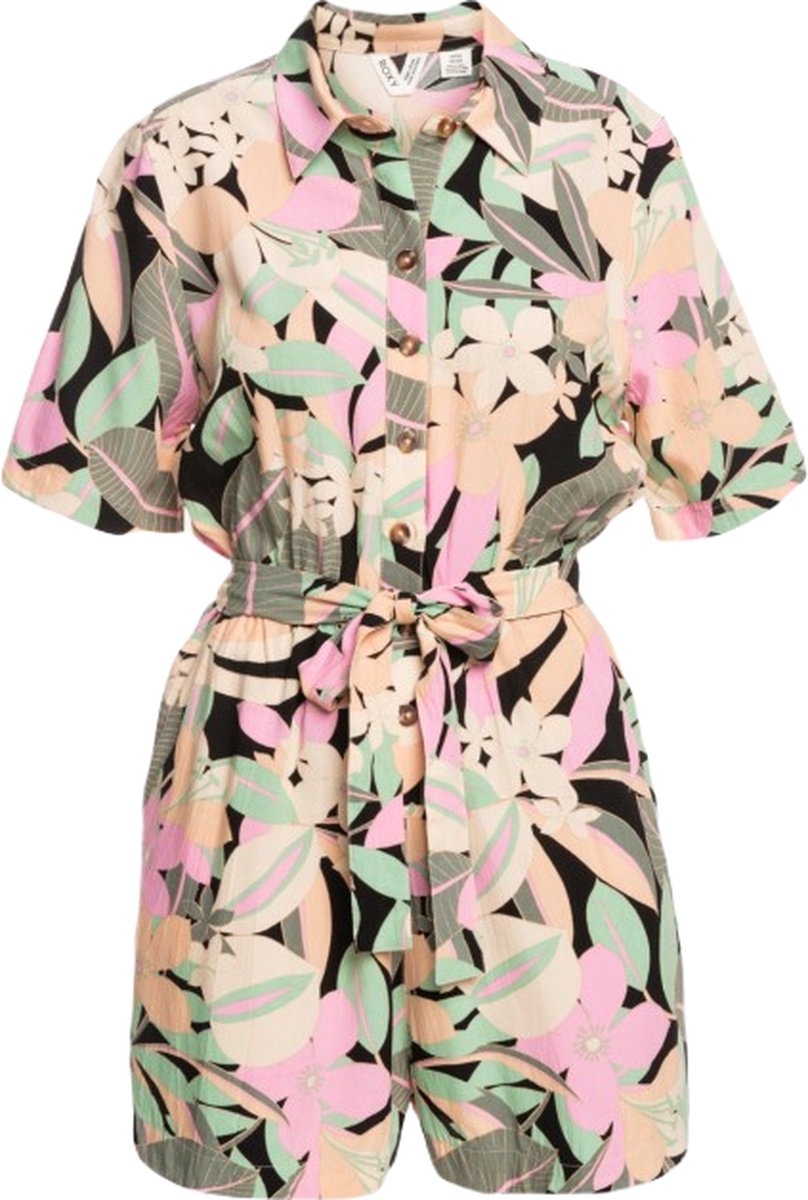 Roxy Real Yesterday Playsuit Palm Song Multicolor