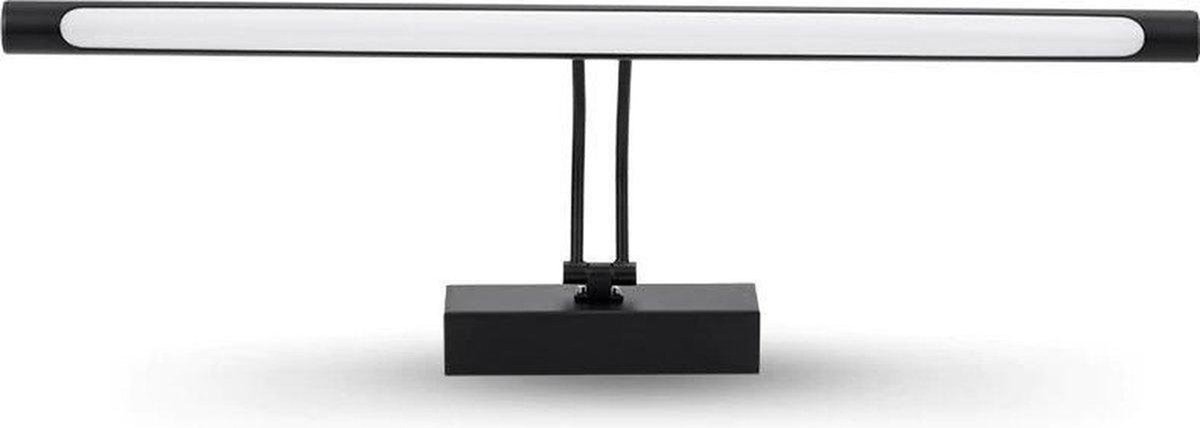 Spiegellamp - Badkamerverlichting - Badkamerlamp - Spiegel Verlichting - Spiegelverlichting - Badkamer - Mat Zwart - 55 cm