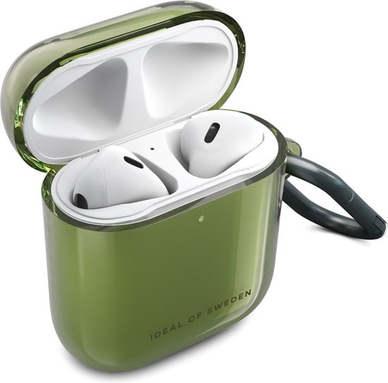 iDeal of Sweden Hoesje Geschikt voor AirPods 2 / 1 - iDeal of Sweden Clear Case AirPods - groen