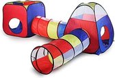 Tente pop-up 4 en 1 pour enfants - Tente de jeu avec tunnel pour Enfants - Tunnel rampant