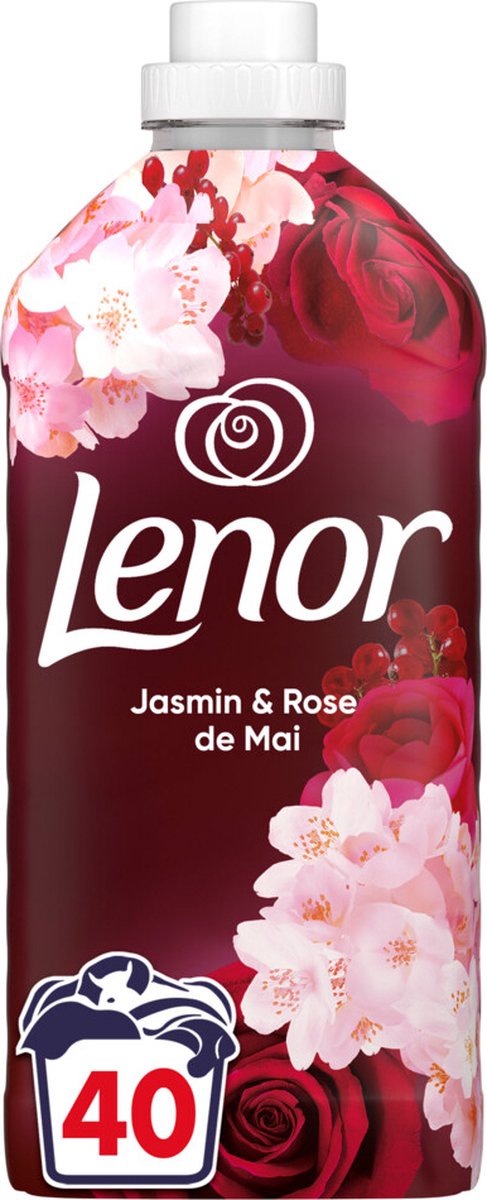 Goedkoopste Lenor Wasverzachter Jasmijn en Rose de Mai 40 Wasbeurten 840 ml