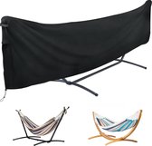 Hangmat afdekking, waterdicht, 420D Oxford volledig afdekzeil, geschikt voor outdoor hangmat en dubbele hangmat met frame, waterdicht, winddicht, koudebestendig (420 x 17 x 100 cm)