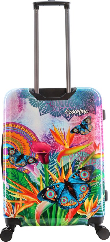 Saxoline rigide / Trolley / Valise de voyage Saxoline - 67 cm (Medium) - Butterfly Nature