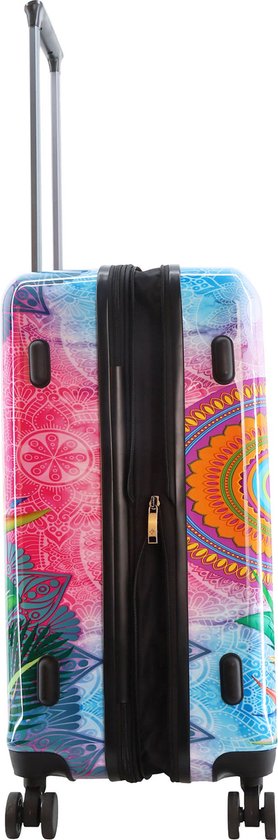 Saxoline rigide / Trolley / Valise de voyage Saxoline - 67 cm (Medium) - Butterfly Nature