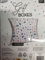 Craft Universe - Gift Boxes Wit/Multicolour - 6 Stuks - 12x18cm