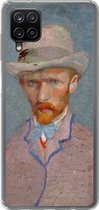 Geschikt voor Samsung Galaxy A12 hoesje - Zelfportret - Vincent van Gogh - Siliconen Telefoonhoesje