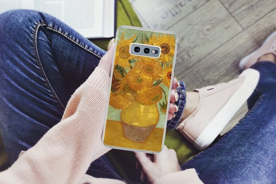 Coque Samsung Galaxy S10e - Tournesols - Vincent van Gogh - Coque de téléphone en Siliconen