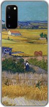Telefoonhoesje Geschikt voor Samsung Galaxy S20 hoesje - De oogst - Vincent van Gogh - Siliconen Telefoonhoesje