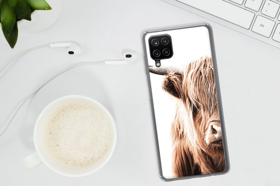 Coque Samsung Galaxy A12 - Scottish Highlander - Vache - Animaux - Siliconen