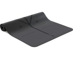 Liforme Yoga Mat - 185 cm x 68 cm x 0,4 cm - Grijs
