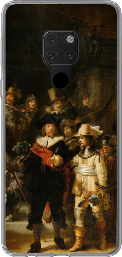 Coque Huawei P40 Lite - La Nachtwacht - Peinture de Rembrandt van Rijn - Coque de téléphone en Siliconen