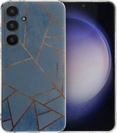 iMoshion Hoesje Geschikt voor Samsung Galaxy S24 Plus Hoesje Siliconen - iMoshion Design hoesje - Meerkleurig / Blue Graphic