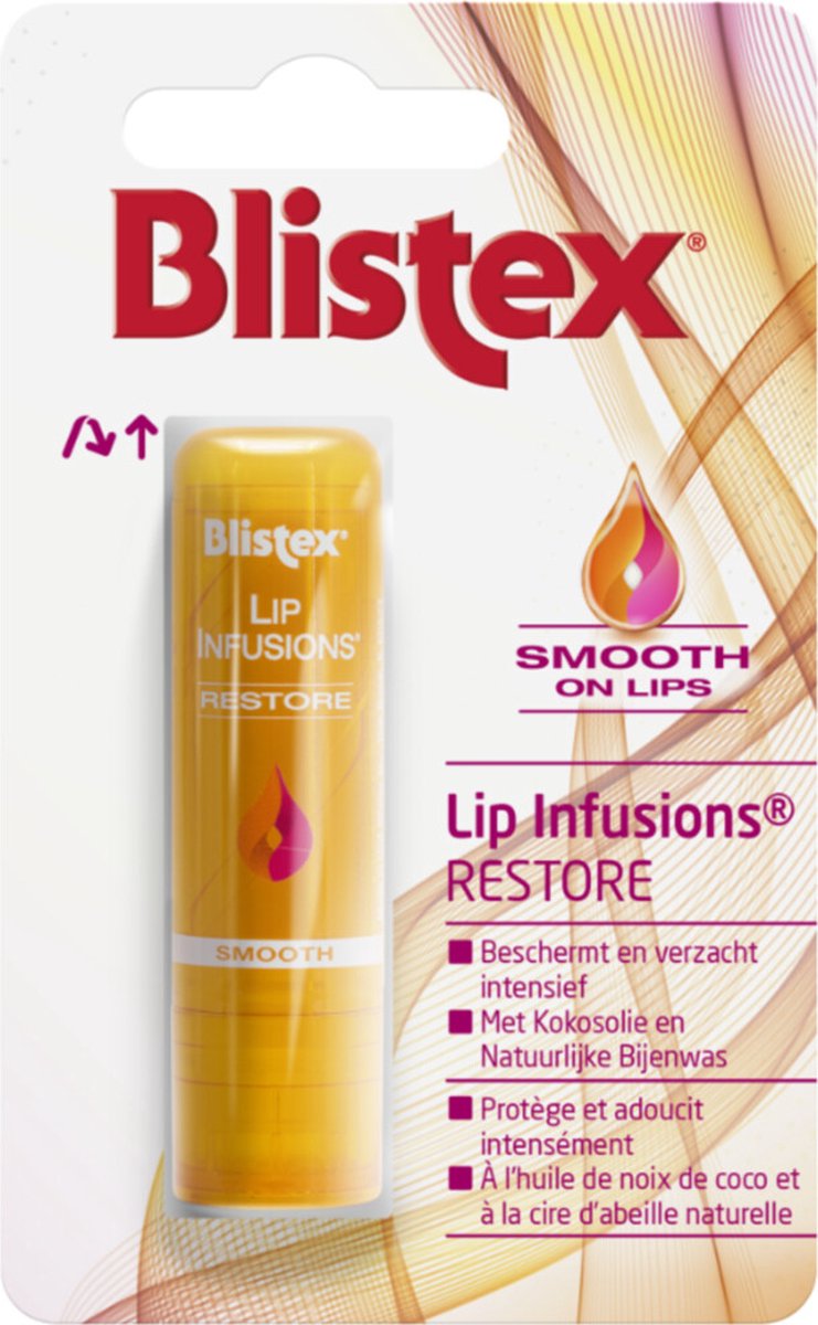 Blistex Lippenbalsem Lip Infusions Restore - 2 x - Voordeelverpakking