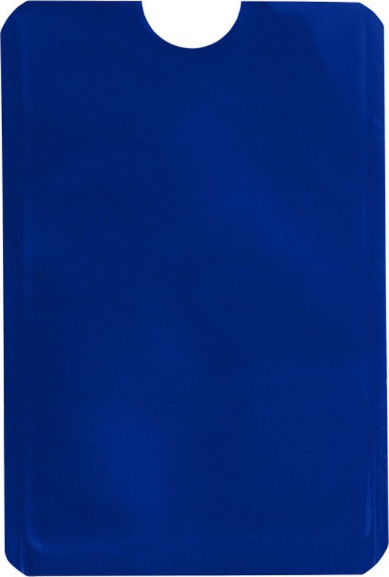 6x protège-cartes bancaires RFID - Card Holder Soft - Anti-Skimming - Blauw - Livraison Gratuite