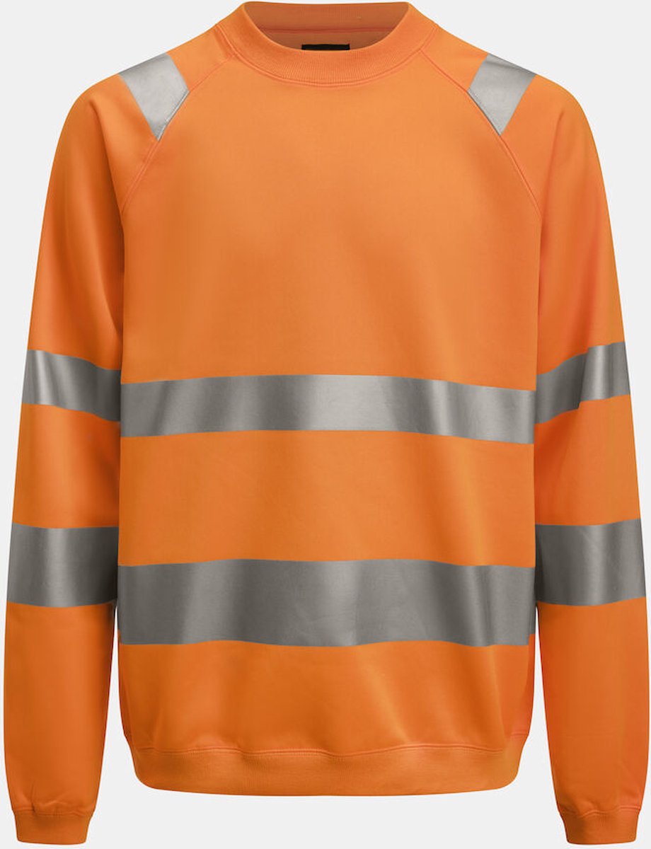 Jobman 1150 Hi-Vis Sweatshirt 65NO115065 - Oranje - XXL