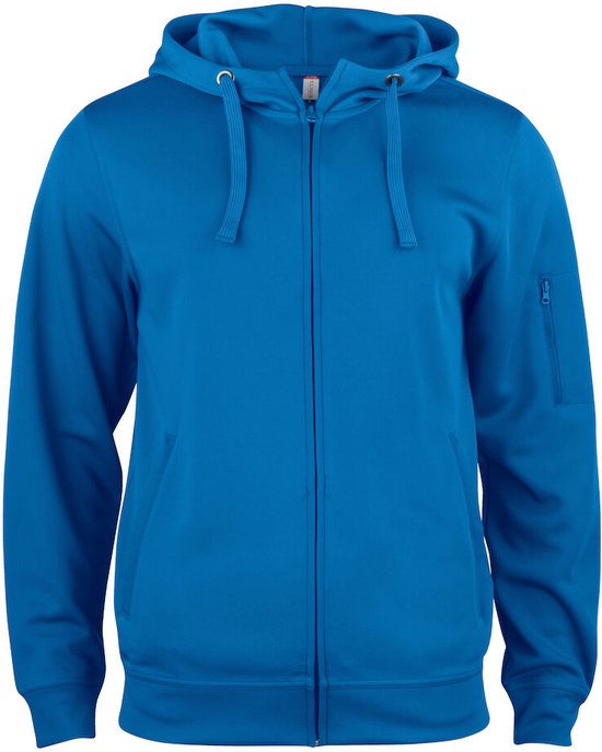 Clique Basic Active Hoody Full Zip 021014 - Kobalt - 3XL