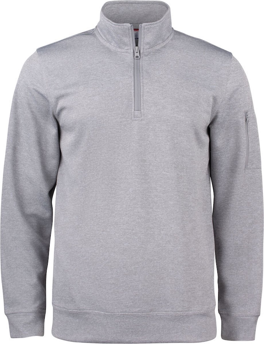 Clique Basic Active Half Zip 021013 - Grijs-melange - 3XL