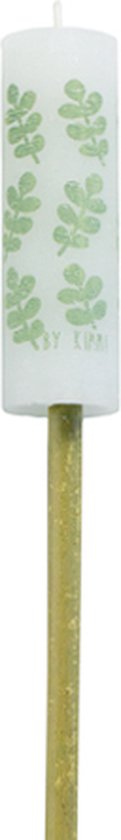 Tuinfakkel - fakkel kaars spring groen - buitenkaars - Ø3,8x12 cm - fakkel 63 cm hoog - set van 2 - Rustik Lys
