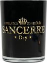 Mars & More windlicht waxinehouder wijn Sancerre zwart medium 12cm