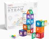 foto van MNTL Magnetische Knikkerbaan Rainbow - 100 stuks - Magnetic Tiles - Magnetisch Speelgoed - Montessori