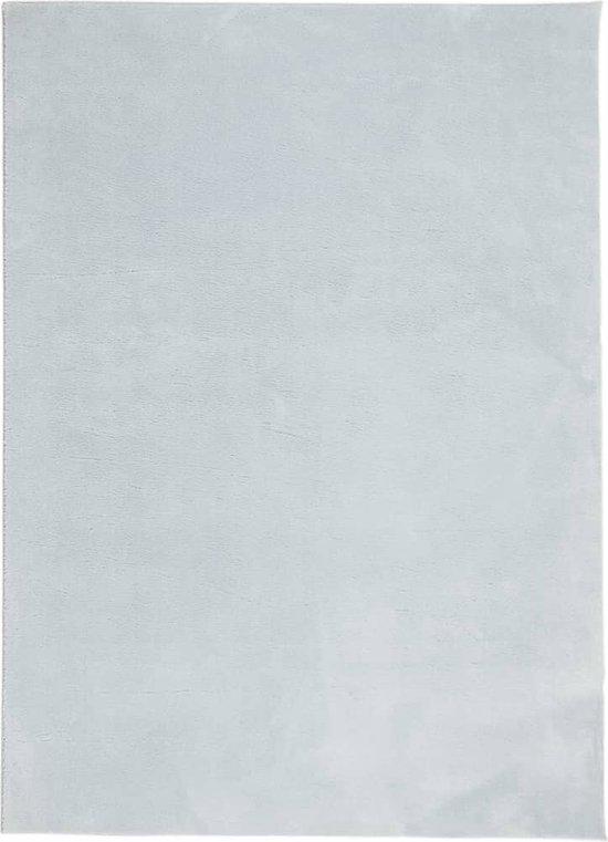 vidaXL Vloerkleed HUARTE laagpolig zacht wasbaar 60x110 cm zandkleurig