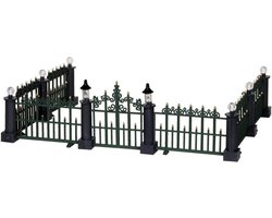 Lemax - Classic Victorian Fence - Set Of 7 - Kersthuisjes & Kerstdorpen