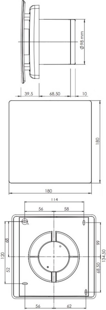 Itho daalderop badkamerventilator btv-ssst-t met timer - Het grootste online winkelcentrum